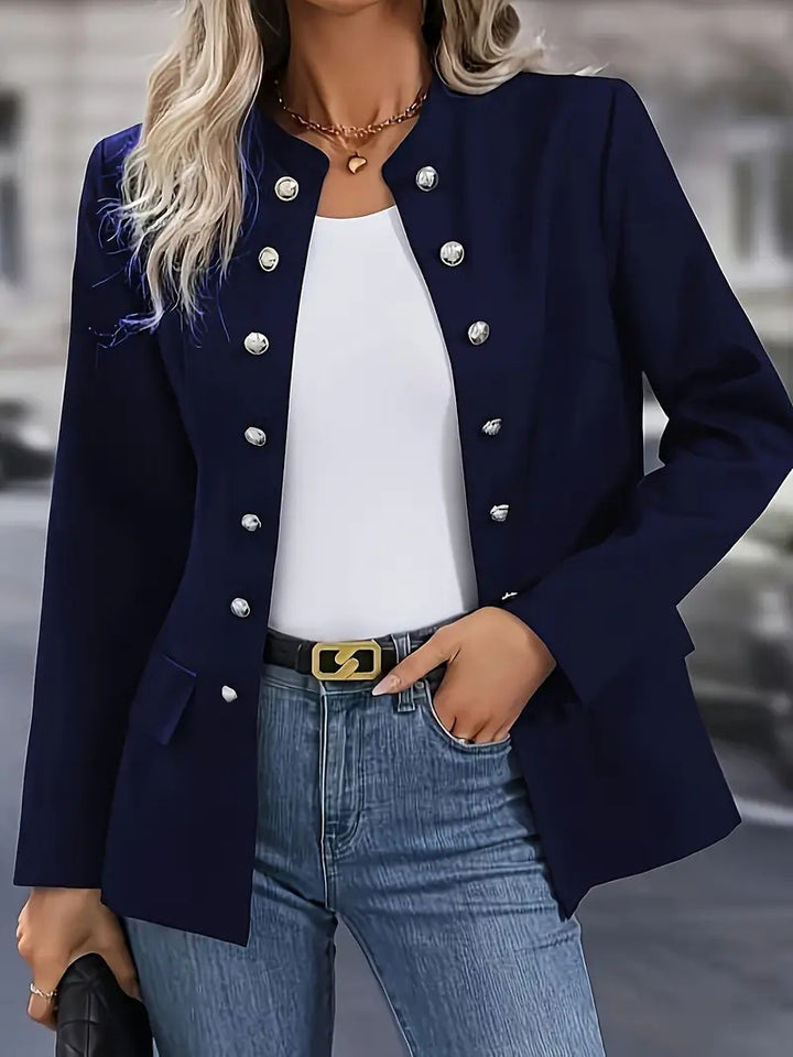 Damen elegante Blazerjacke Drune