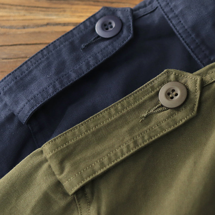 Herren Utility-Jacke mit funktionalen Taschen und klassischem Design Drune