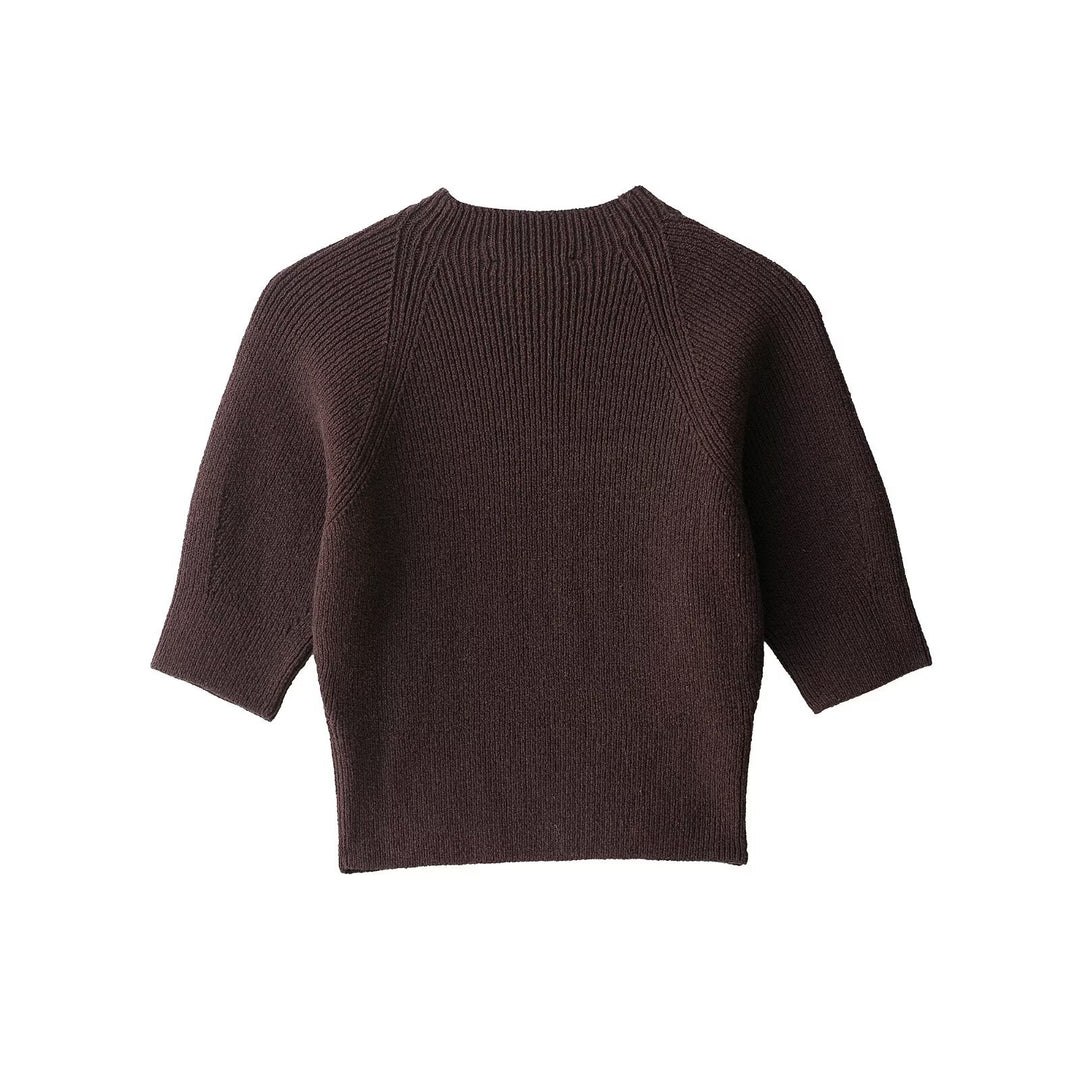 Damen stylisches Strickoberteil Drune