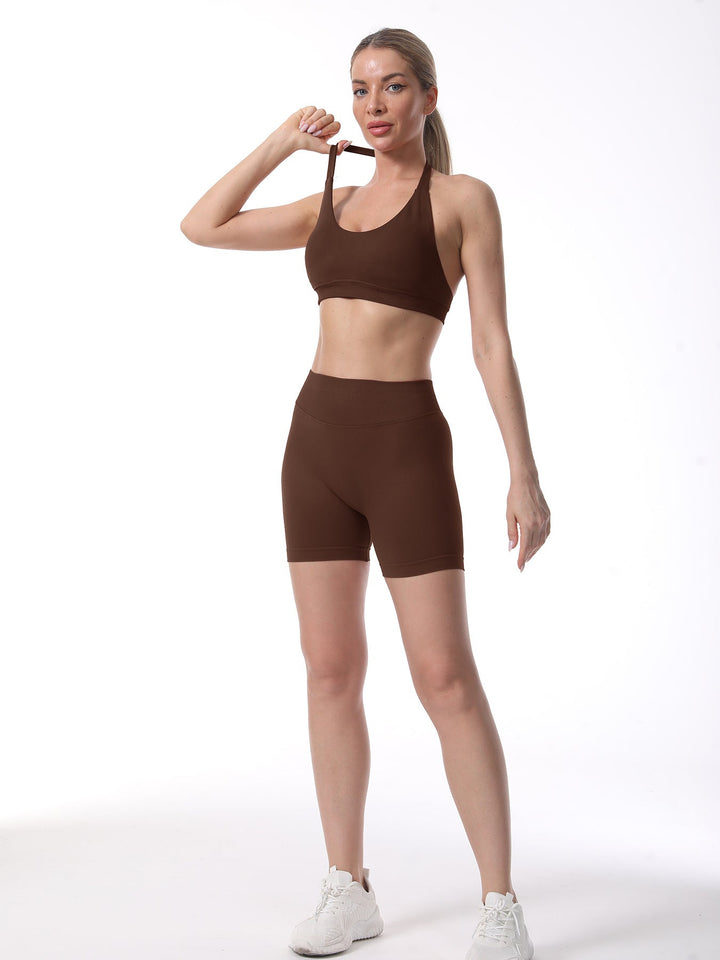 Damen Sport-BH und Shorts Set Drune