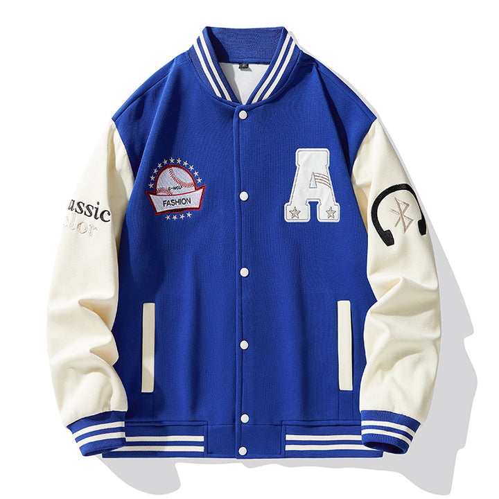 Herren Moderne Collegejacke Drune