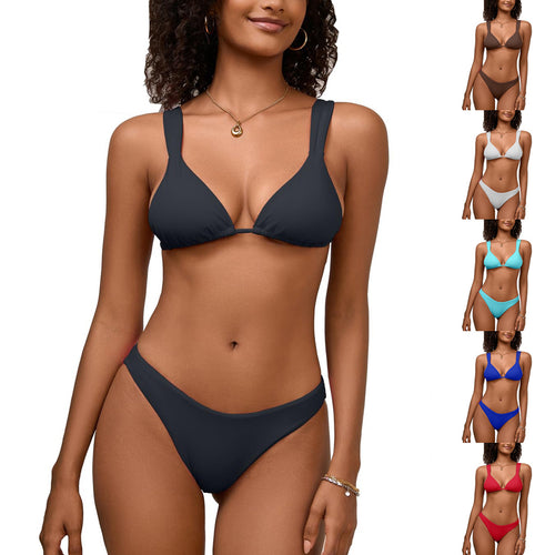 Damen Triangel-Bikini mit verstellbaren Trägern Drune