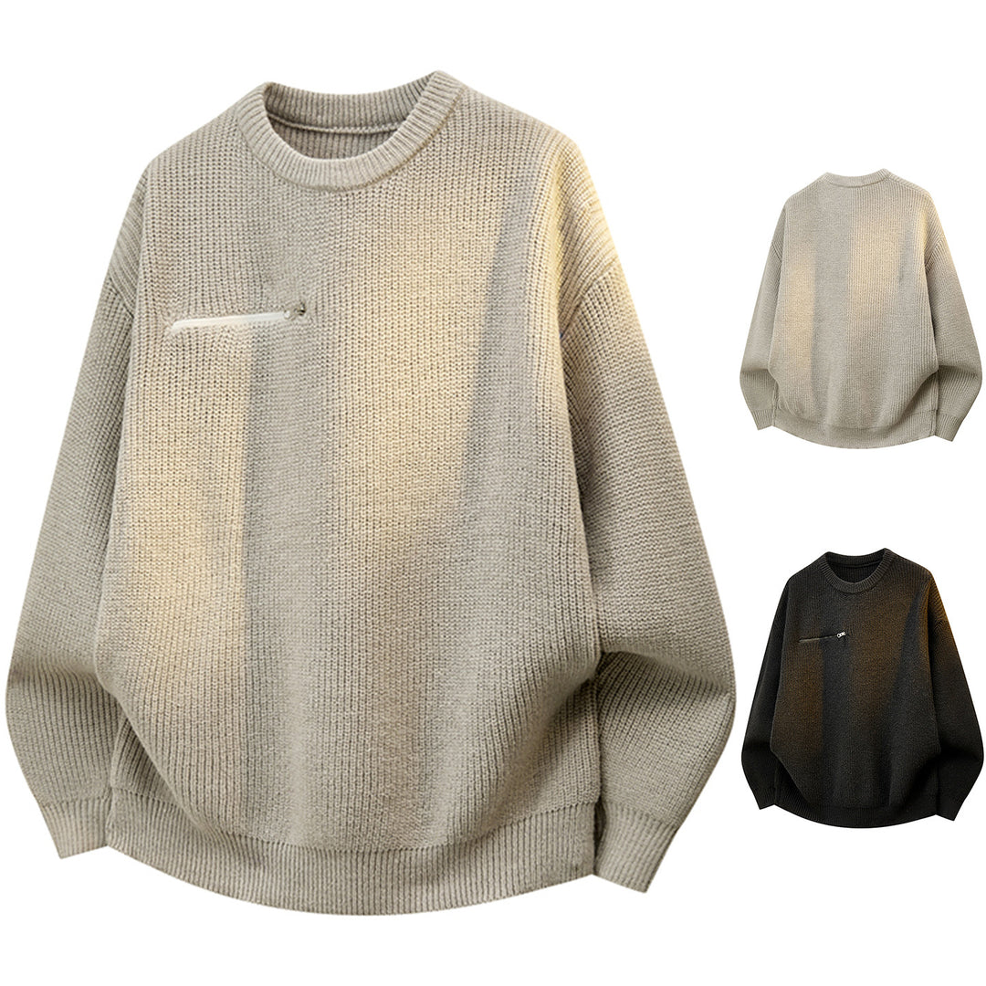 Damen Lässiger Sweater mit Reißverschluss Drune