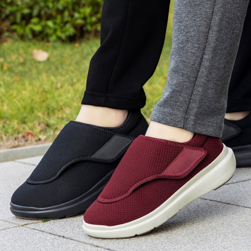 Herren Atmungsaktive Slip-On Sneaker mit Klettverschluss Drune