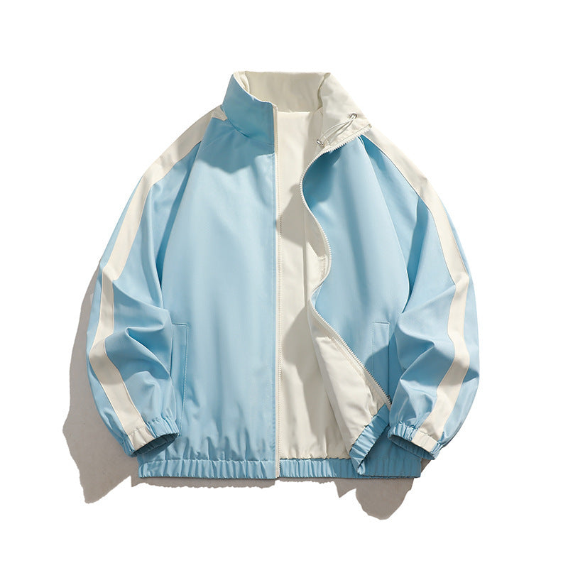 Herren Sportliche Übergangsjacke mit hohem Kragen Drune