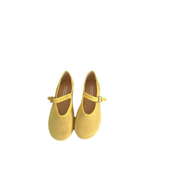 Damen modische Mary Janes mit verstellbarem Riemen und glänzender Oberfläche Drune