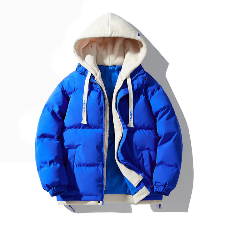 Herren Wattierte Steppjacke mit integriertem Kapuzen-Layer und winddichter Außenhülle Drune