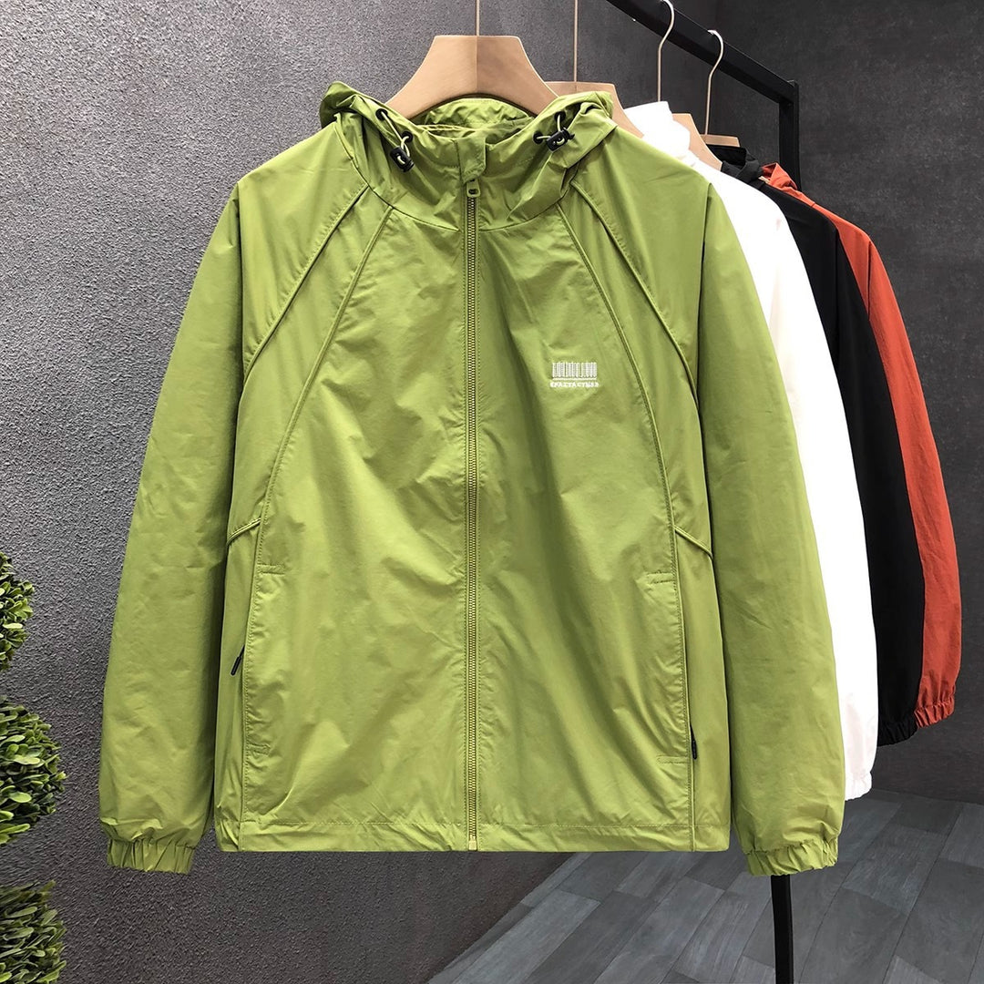 Herren Leichte Funktionsjacke mit Kapuze Drune