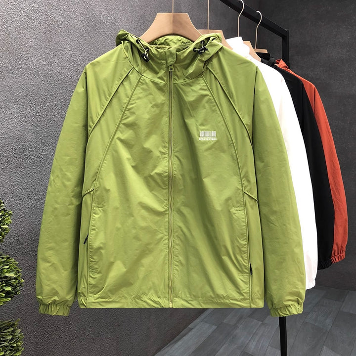 Herren Leichte Funktionsjacke mit Kapuze Drune
