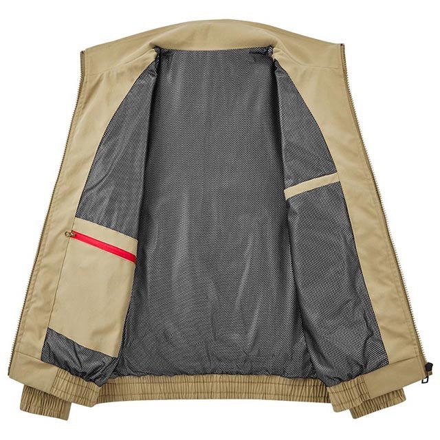 Herren Leichte Übergangsjacke mit hohem Stehkragen Drune