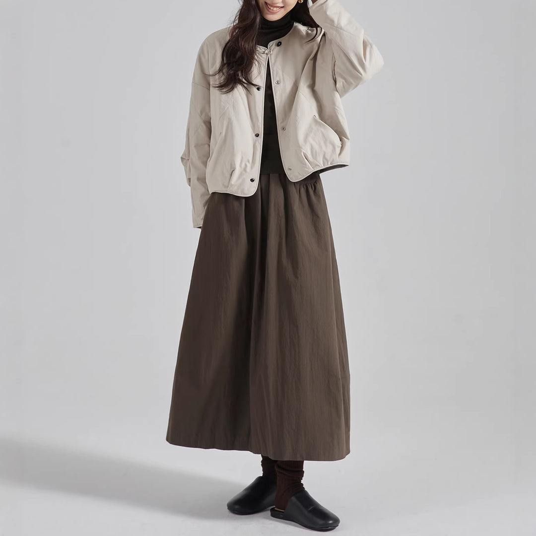 Damen Modische Übergangsjacke mit lässigem Schnitt Drune