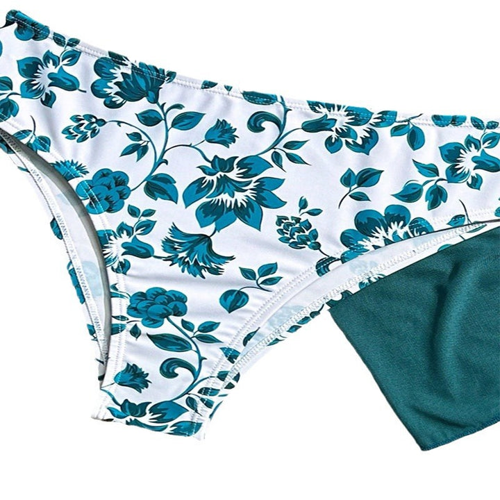 Damen Triangel-Bikini mit elegantem Wickelrock Drune