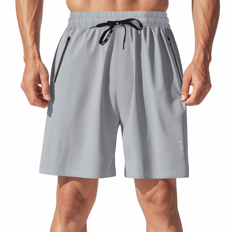 Herren Sportliche Badeshorts mit feuchtigkeitsregulierender Technologie und praktischen Reißverschlusstaschen Drune