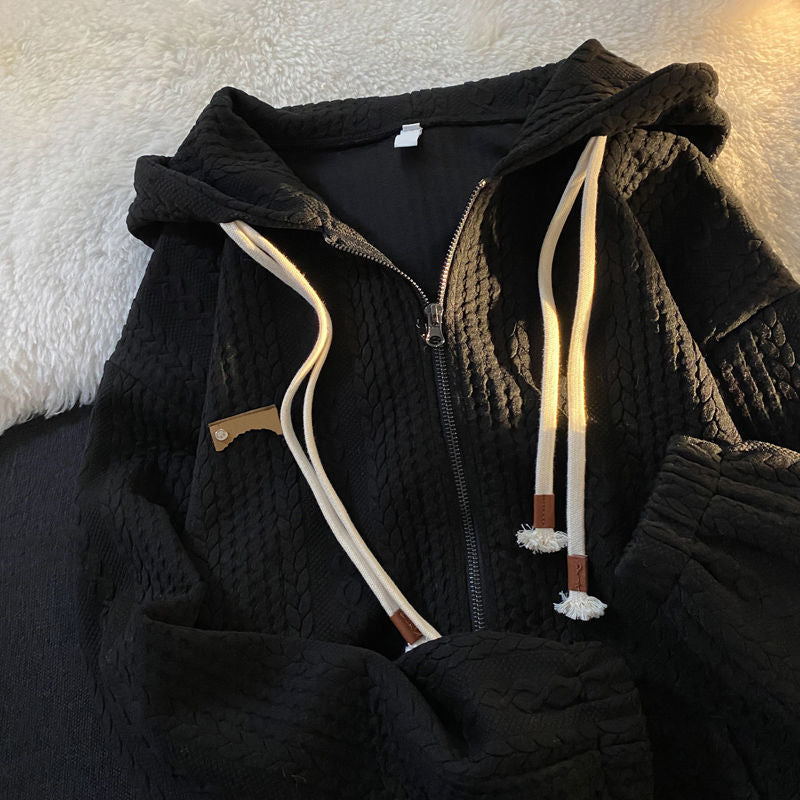 Damen Strickjacke mit Kapuze Drune