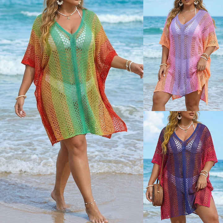Damen luftiger Häkel-Strandüberwurf Drune 1779788068