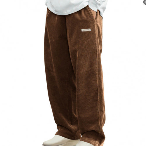 Herren Modische Cordhose Drune