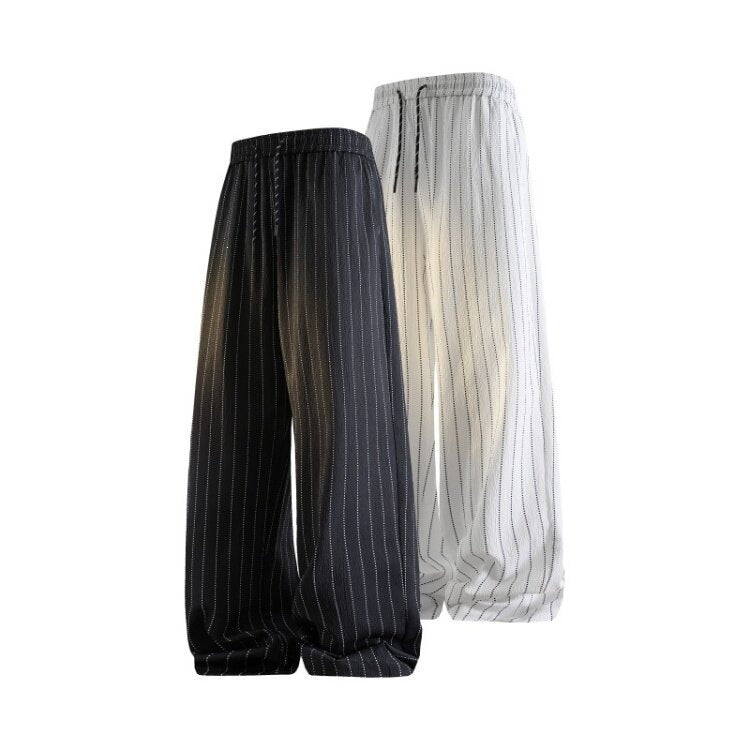Damen Hochtaillierte Streifenhose Drune