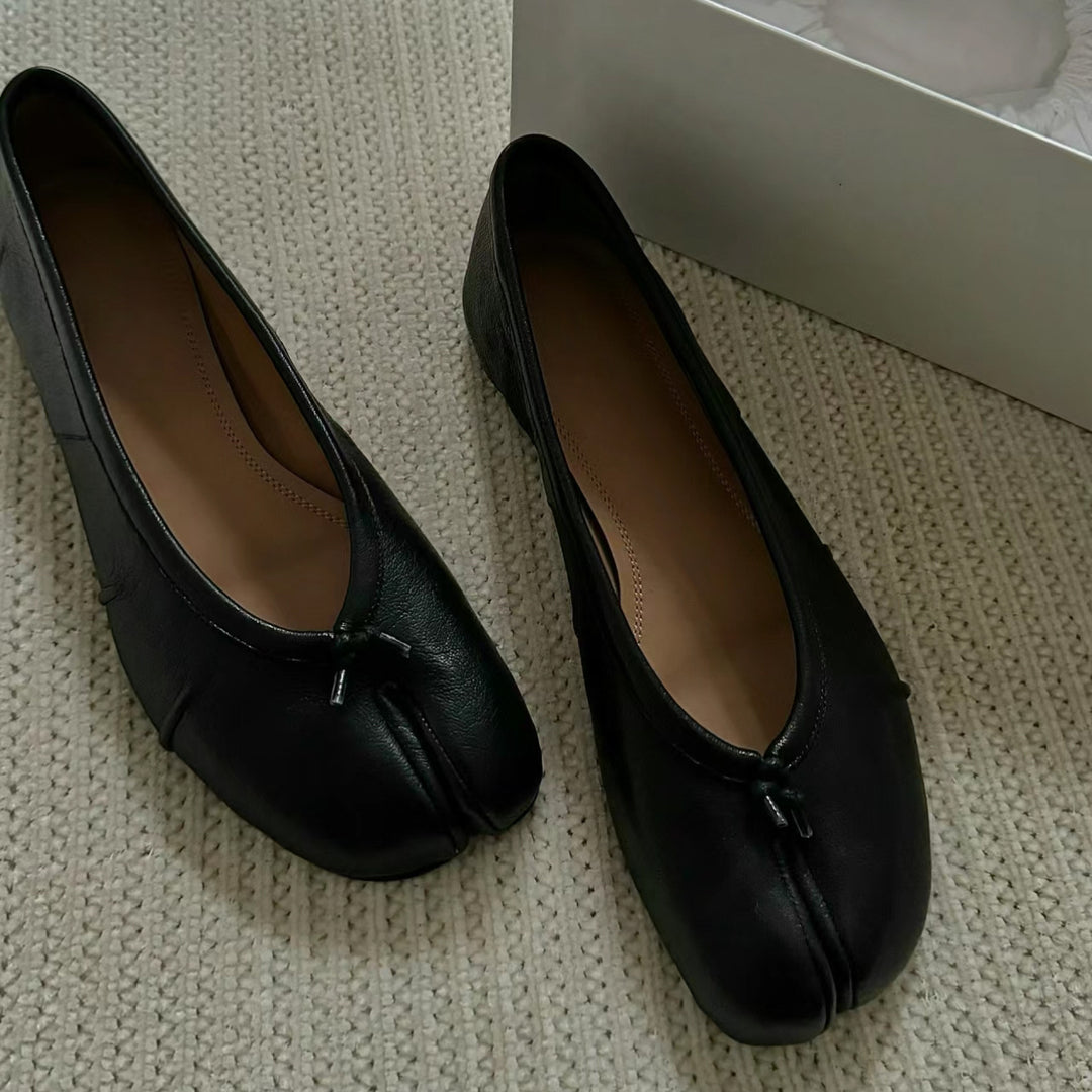 Damen zeitgenössische Split-Toe Ballerinas Drune