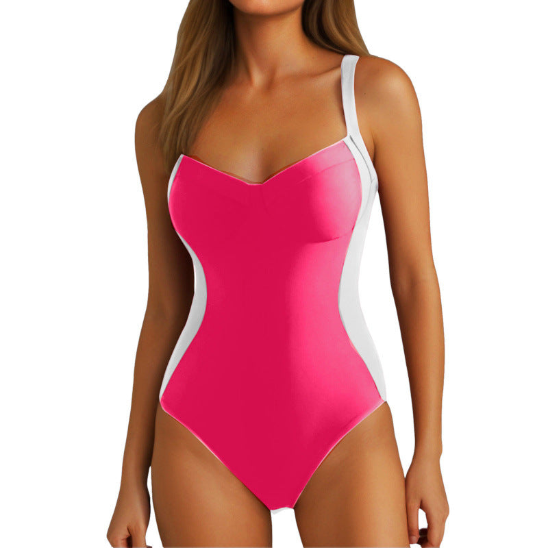 Damen Einteiliger Badeanzug mit modischem Schnitt und femininer Silhouette Drune