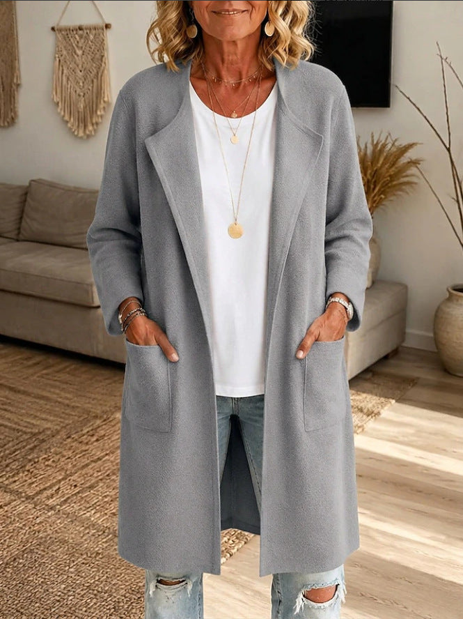 Damen Modischer Langer Cardigan Drune