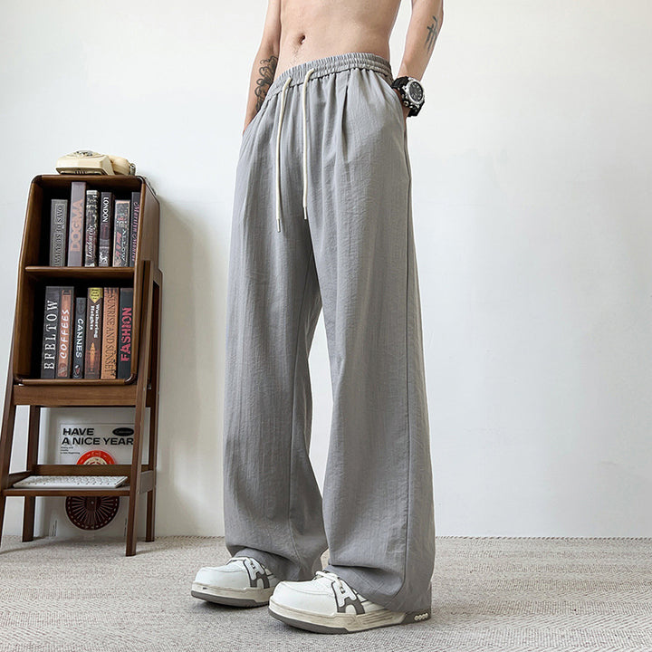 Herren Weitgeschnittene Chino-Hose
