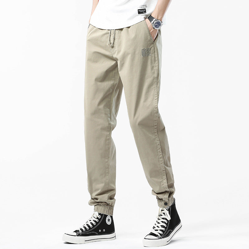 Herren Utility-Joggerhose mit Tunnelzug, elastischen Knöchelbündchen und entspanntem Schnitt Drune