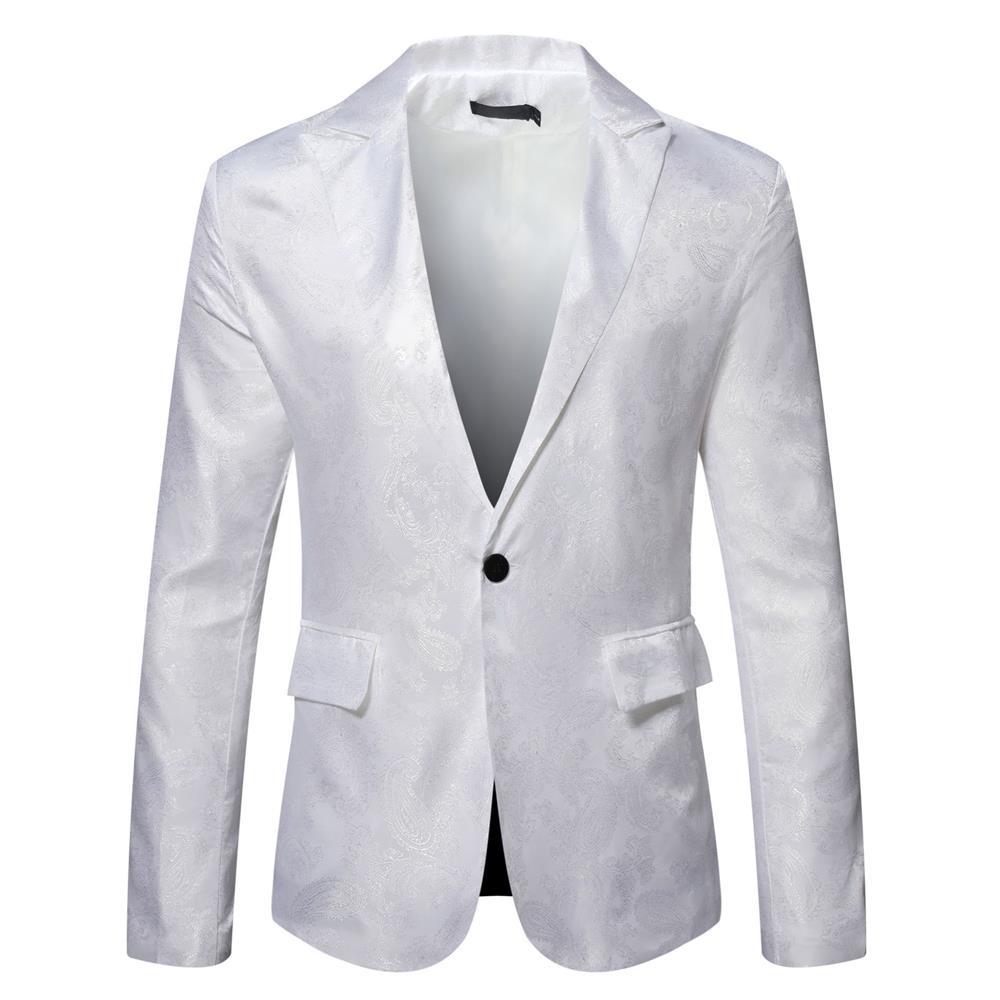 Herren eleganter Blazer mit Paisleymuster Drune