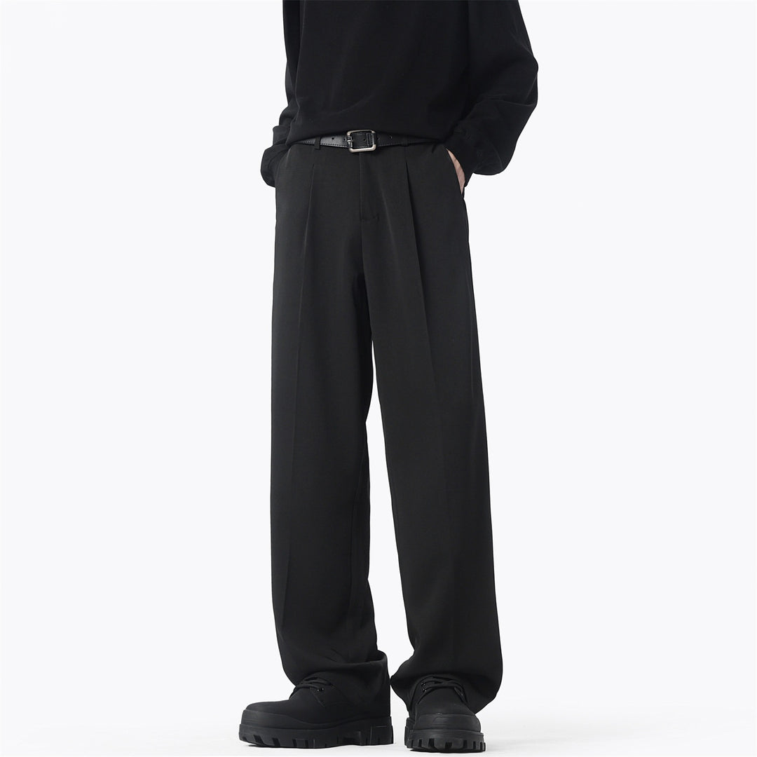 Damen Elegante und bequeme weit geschnittene Stoffhose Drune