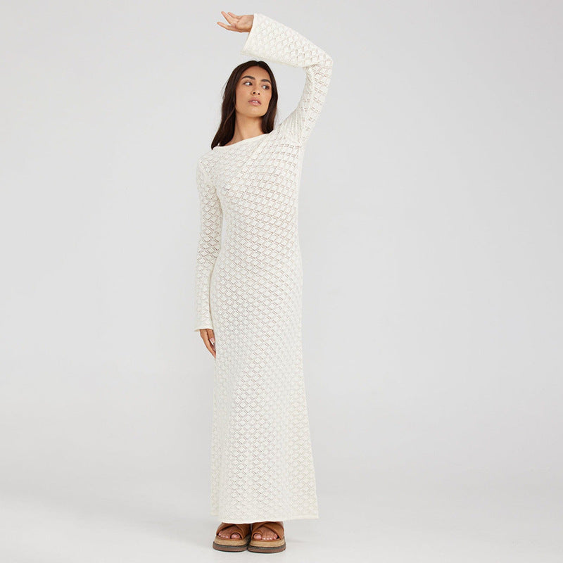 Damen elegantes gehäkeltes Strandkleid Drune