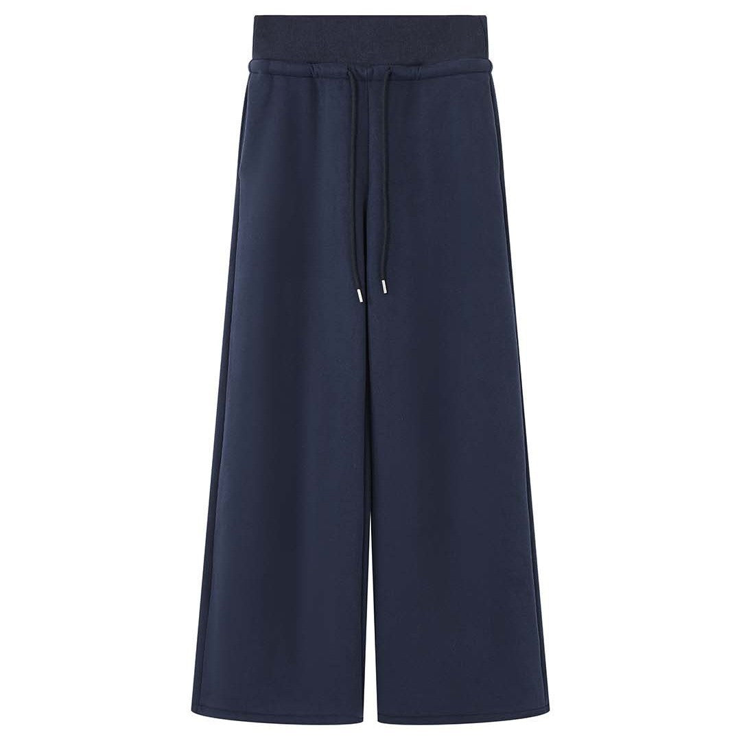 Damen Lounge-Culotte-Sweathose mit hohem Bund und Kordelzug Drune
