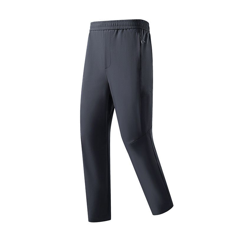 Herren Technische tapered Trainingshose mit elastischem Bund, 4‑Wege‑Stretch und Reißverschlusstaschen Drune