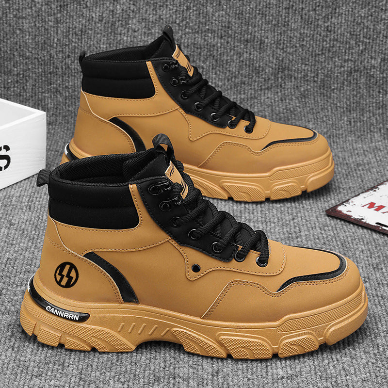 Damen modische High-Top Sneakers mit rutschfester Sohle und atmungsaktiver Konstruktion Drune