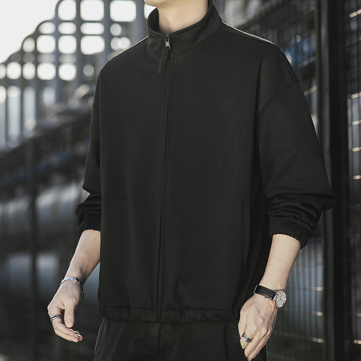 Herren lässige Übergangsjacke mit atmungsaktivem Stoff und modernem Design Drune