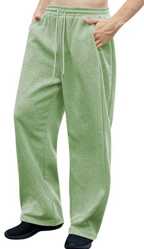 Damen nan weite Loungehose mit hohem Komfortbund, elastischem Tunnelzug und seitlichen Eingrifftaschen Drune