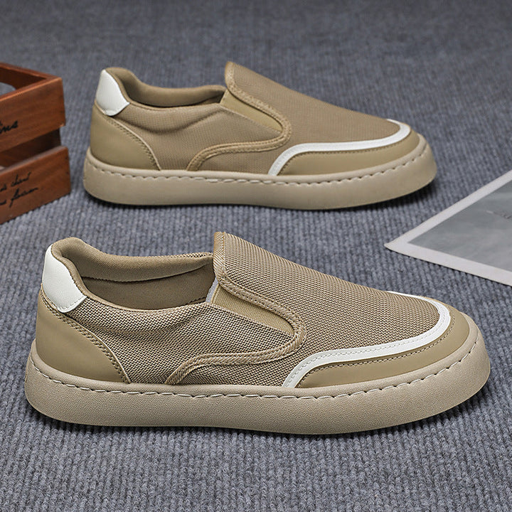 Damen Slip-On Sneakers mit atmungsaktiver Netzstruktur Drune