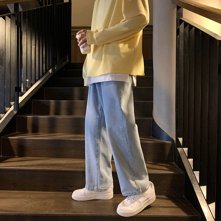 Herren Lässige Baggy-Jeans Drune