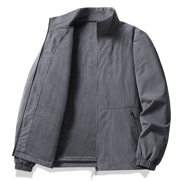 Herren Leichte Übergangsjacke mit hohem Kragen Drune 1788241453