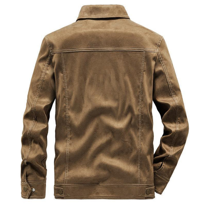 Herren Modische Wildlederjacke Drune