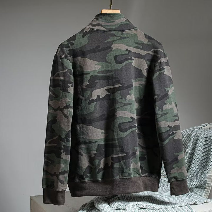 Herren Urbaner Steppjacke mit hohem Kragen Drune
