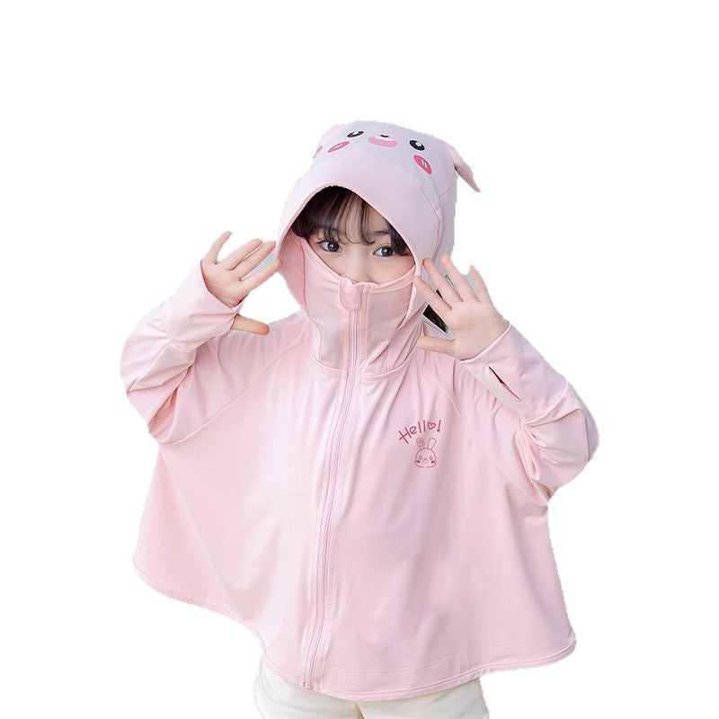 Damen sportliche UV-Schutzjacke mit Kapuze Drune