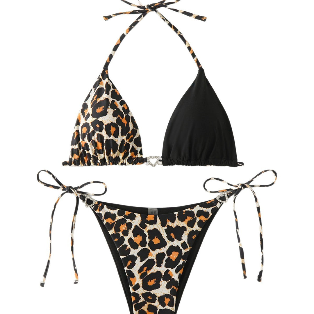 Damen Triangel-Bikini mit luxuriösen Details und verstellbaren Trägern Drune