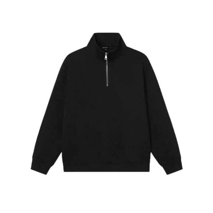 Herren Sportlicher Sweatpullover mit Stehkragen Drune