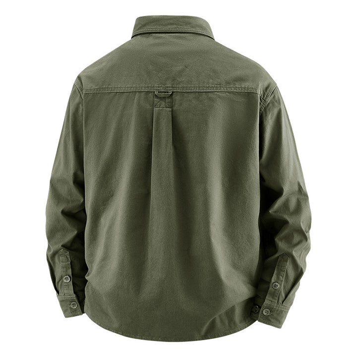 Herren Lässige Utility-Hemdjacke Drune