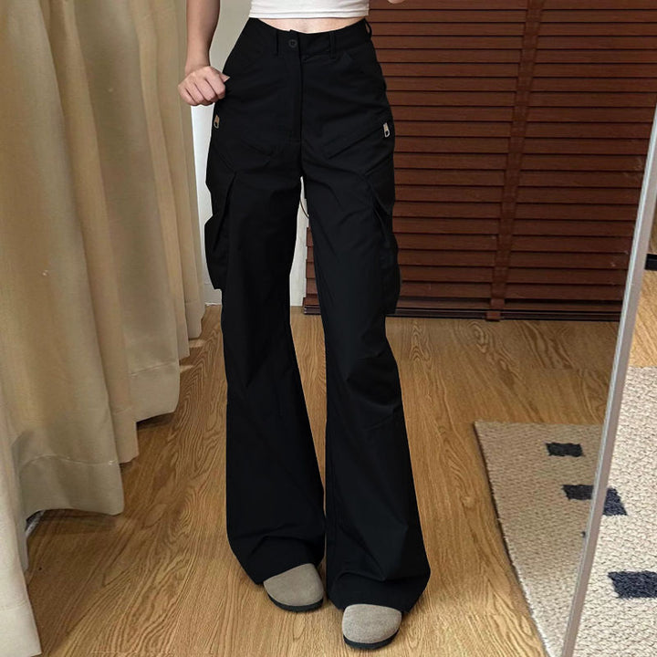 Damen Cargo-Hose mit weitem Schnitt und praktischen Taschen Drune