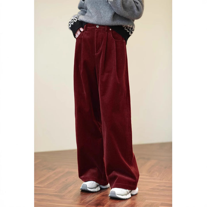 Damen Weit geschnittene Cordhose Drune