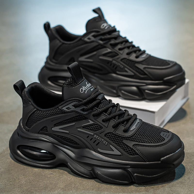 Damen Sportliche Sneakers mit atmungsaktivem Mesh-Obermaterial und dämpfender Sohle Drune