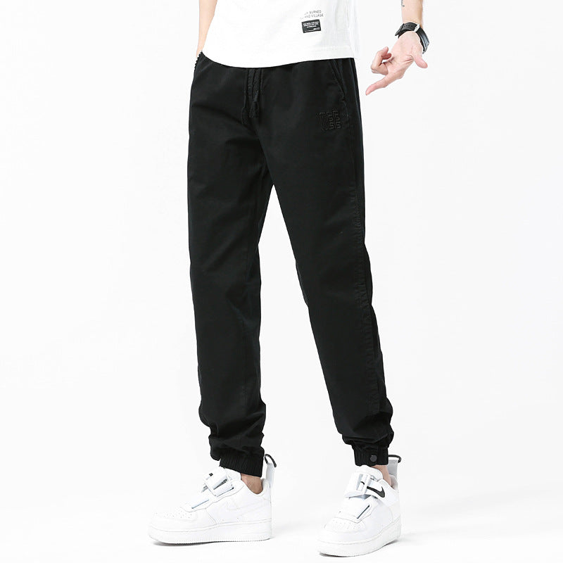 Herren Utility-Joggerhose mit Tunnelzug, elastischen Knöchelbündchen und entspanntem Schnitt Drune
