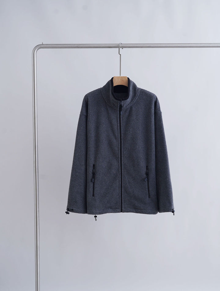 Damen Sportliche Fleecejacke mit hohem Kragen Drune