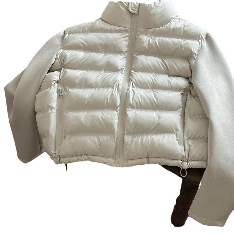 Damen Funktionale Pufferjacke mit Taschen und hohem Kragen Drune