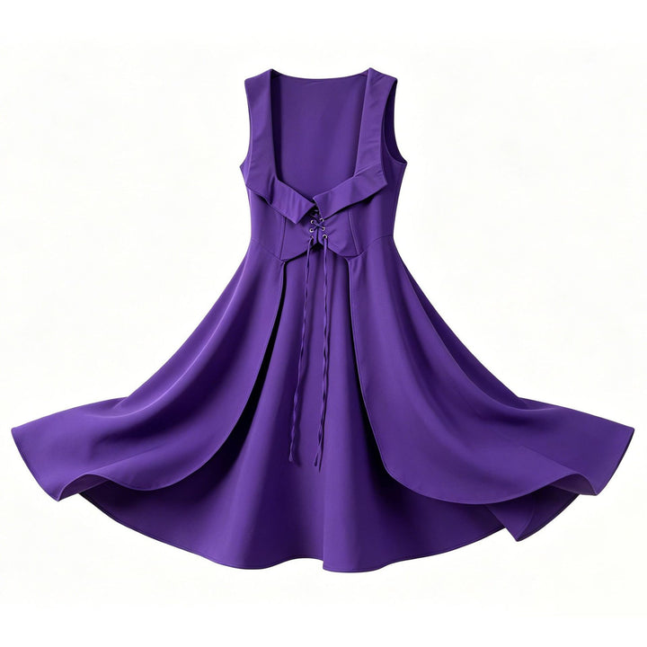 Damen nan schulterfreies Boho Maxikleid mit Volants, asymmetrischem Saum und Glockenärmeln Drune